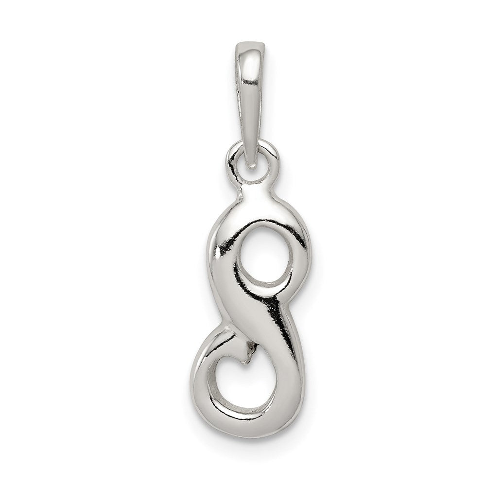 Solid;Casted;Polished;Sterling silver;Fits up to 4mm