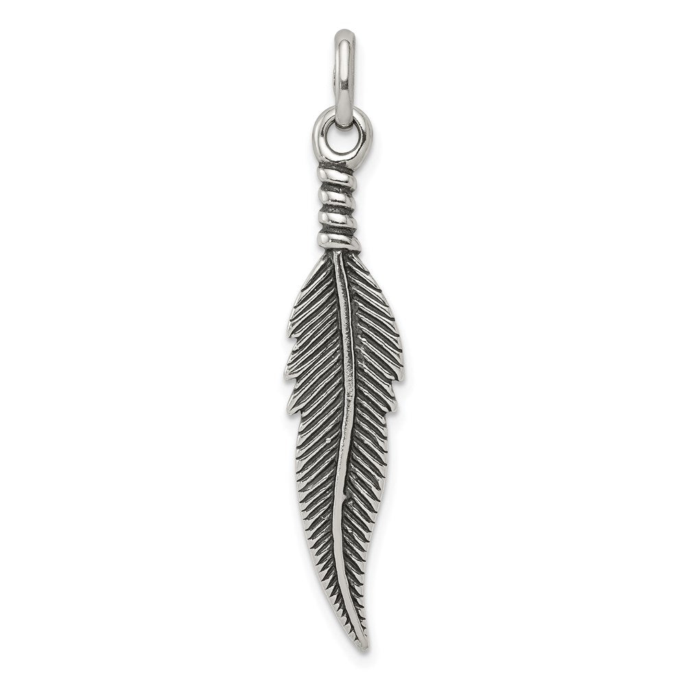Solid;Casted;3-D;Sterling silver;Antiqued