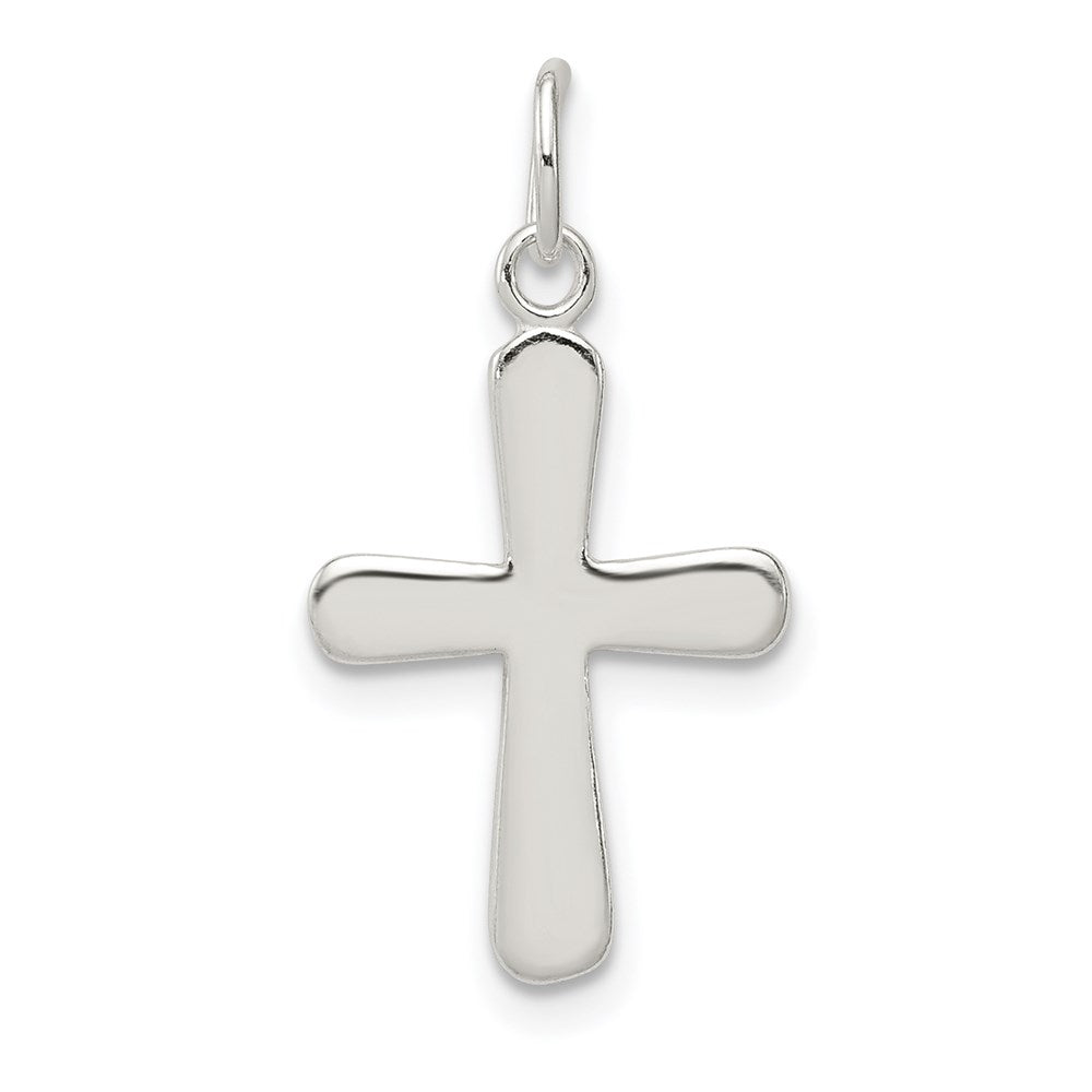 Polished;Closed back;Engravable;Sterling silver