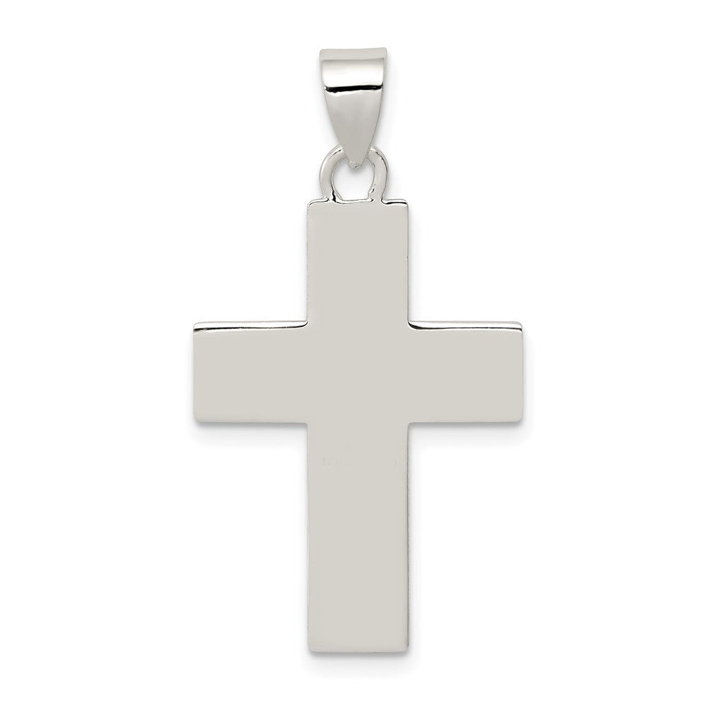 Casted;Polished;Engravable;Sterling silver;Reversible;Flat