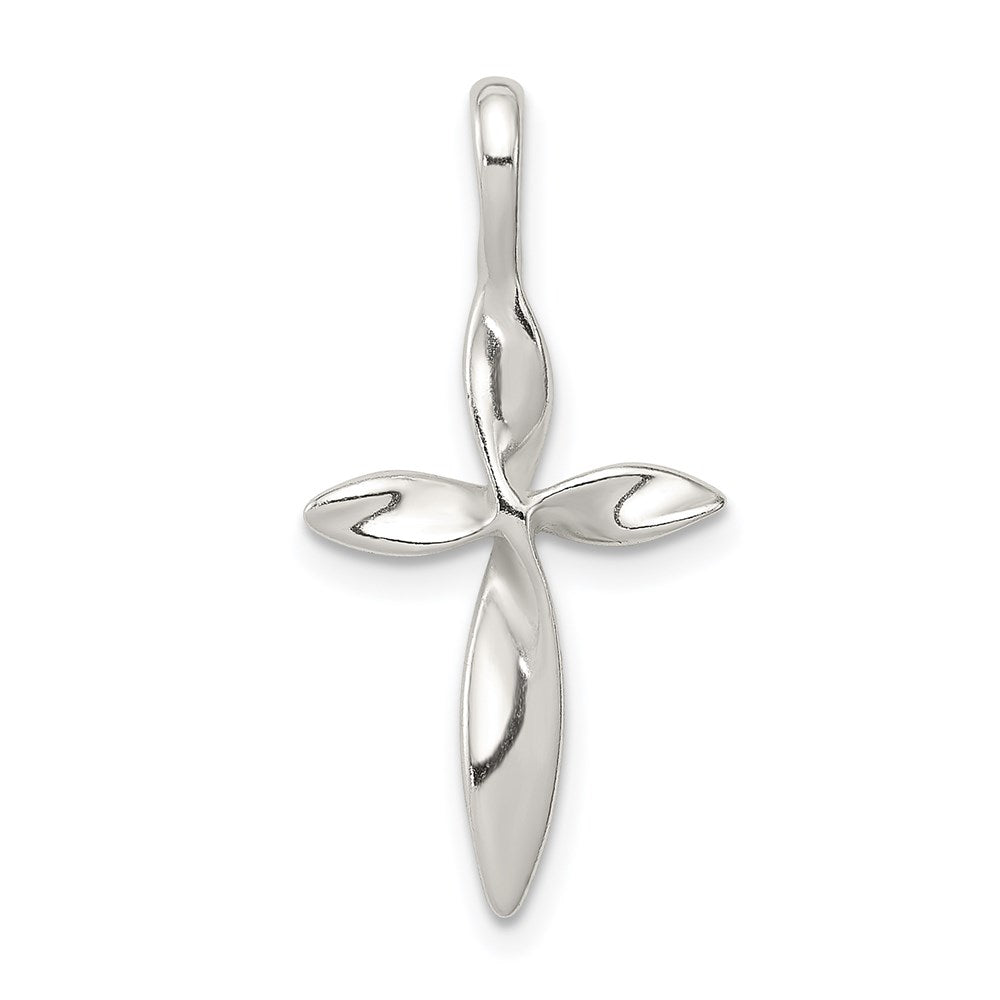 Polished;Sterling silver;Fits up to 3mm