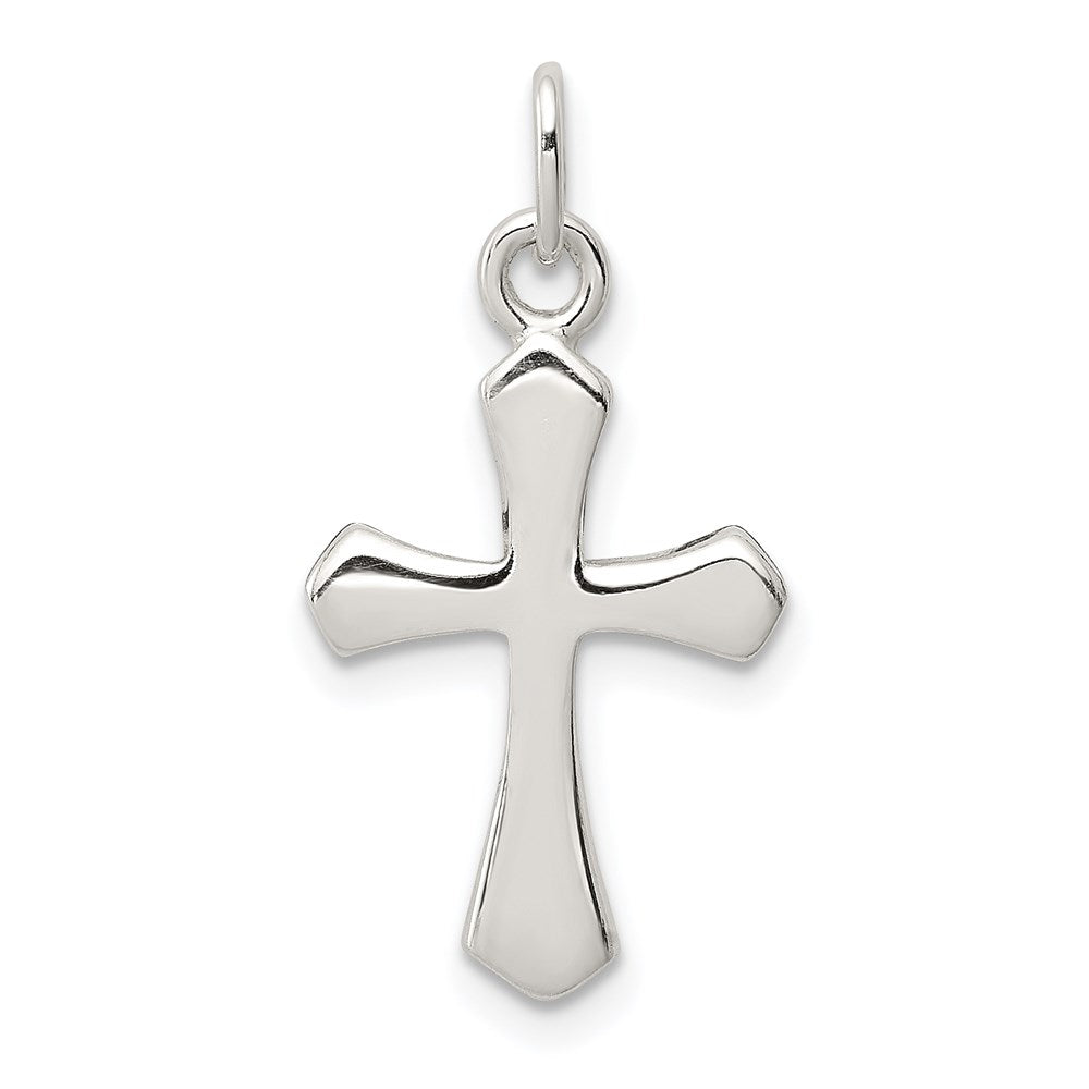 Polished;Flat back;Engravable;Sterling silver