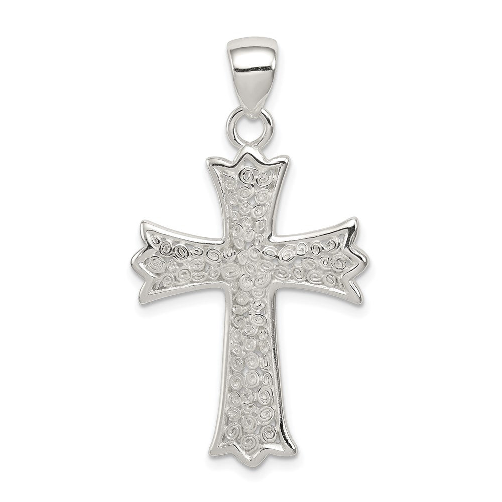 Casted;Polished;Open back;Sterling silver