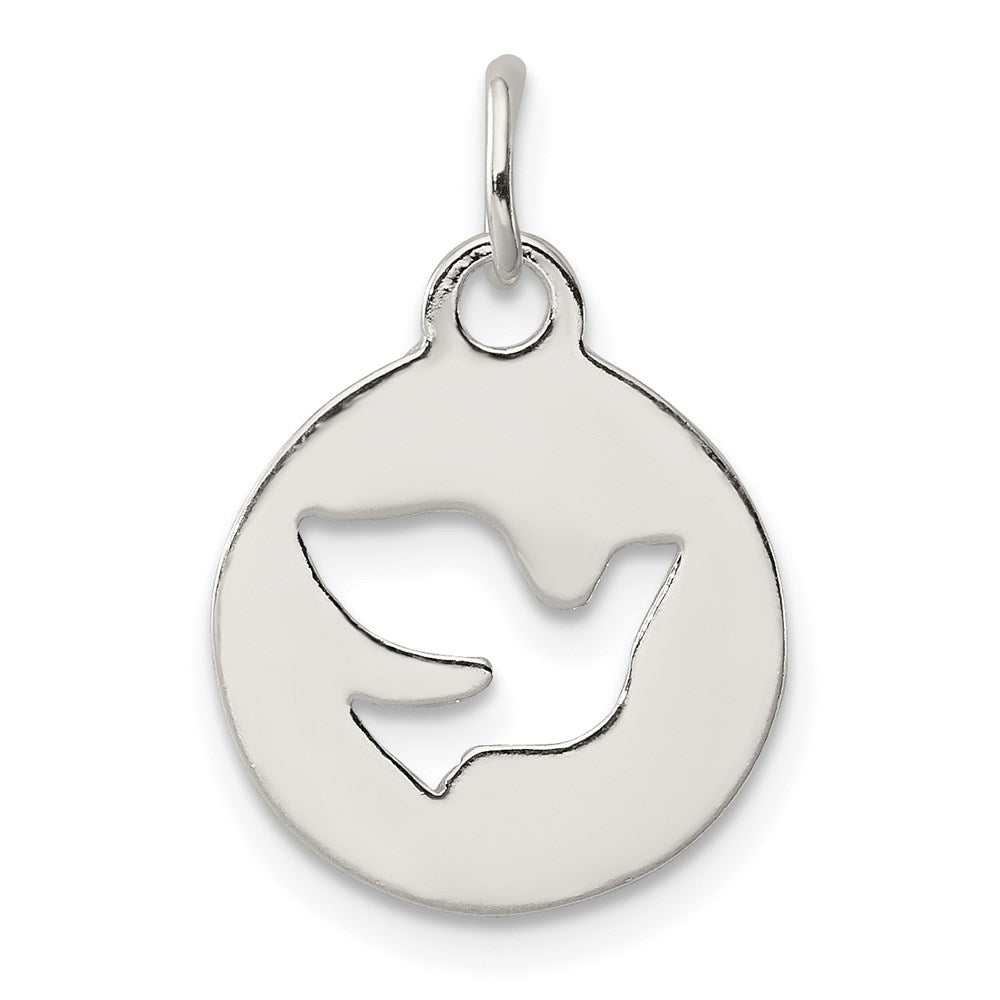 Solid;Polished;Sterling silver;Cut-out