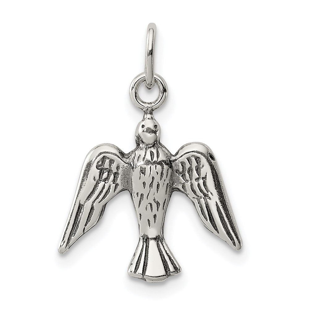 Solid;Polished;Open back;Sterling silver;Antiqued