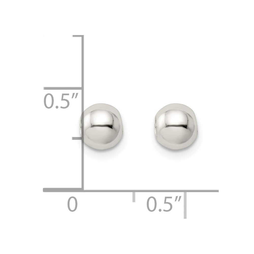 Sterling Silver Polished Two Piece Bead Set