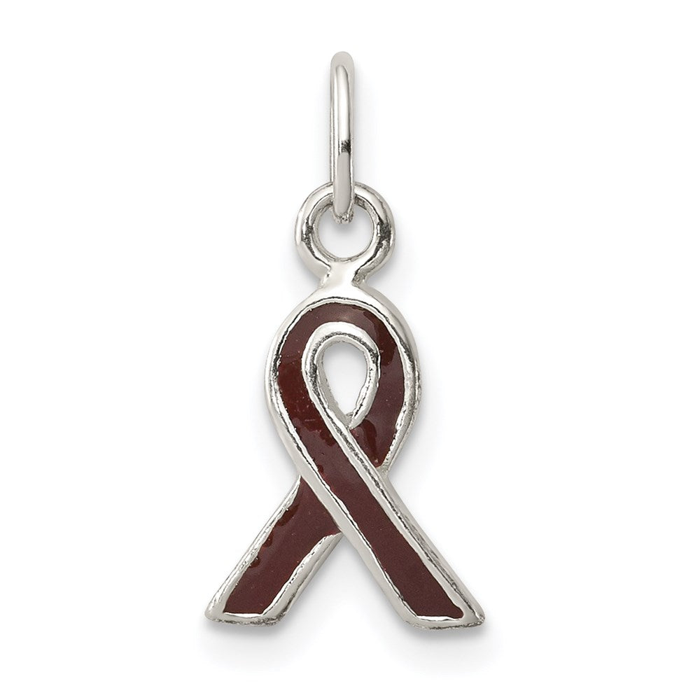 Solid;Polished;Closed back;Enamel;Sterling silver