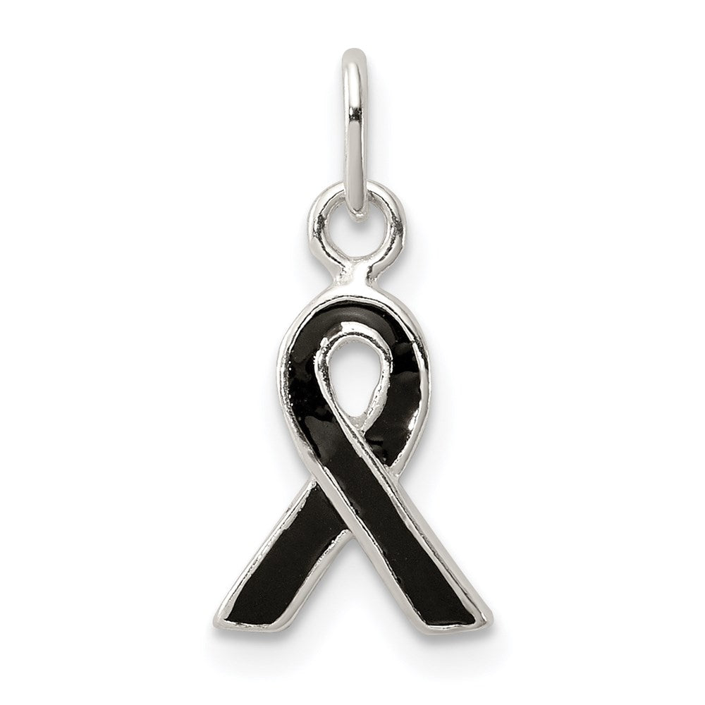 Solid;Polished;Closed back;Enamel;Sterling silver