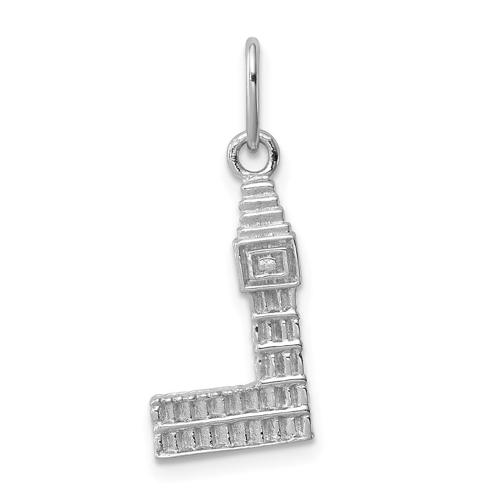 Polished;Rhodium-plated