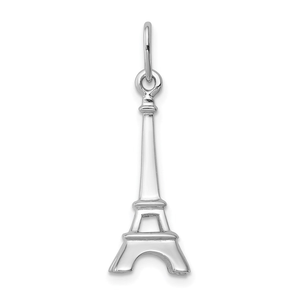 Polished;Rhodium-plated
