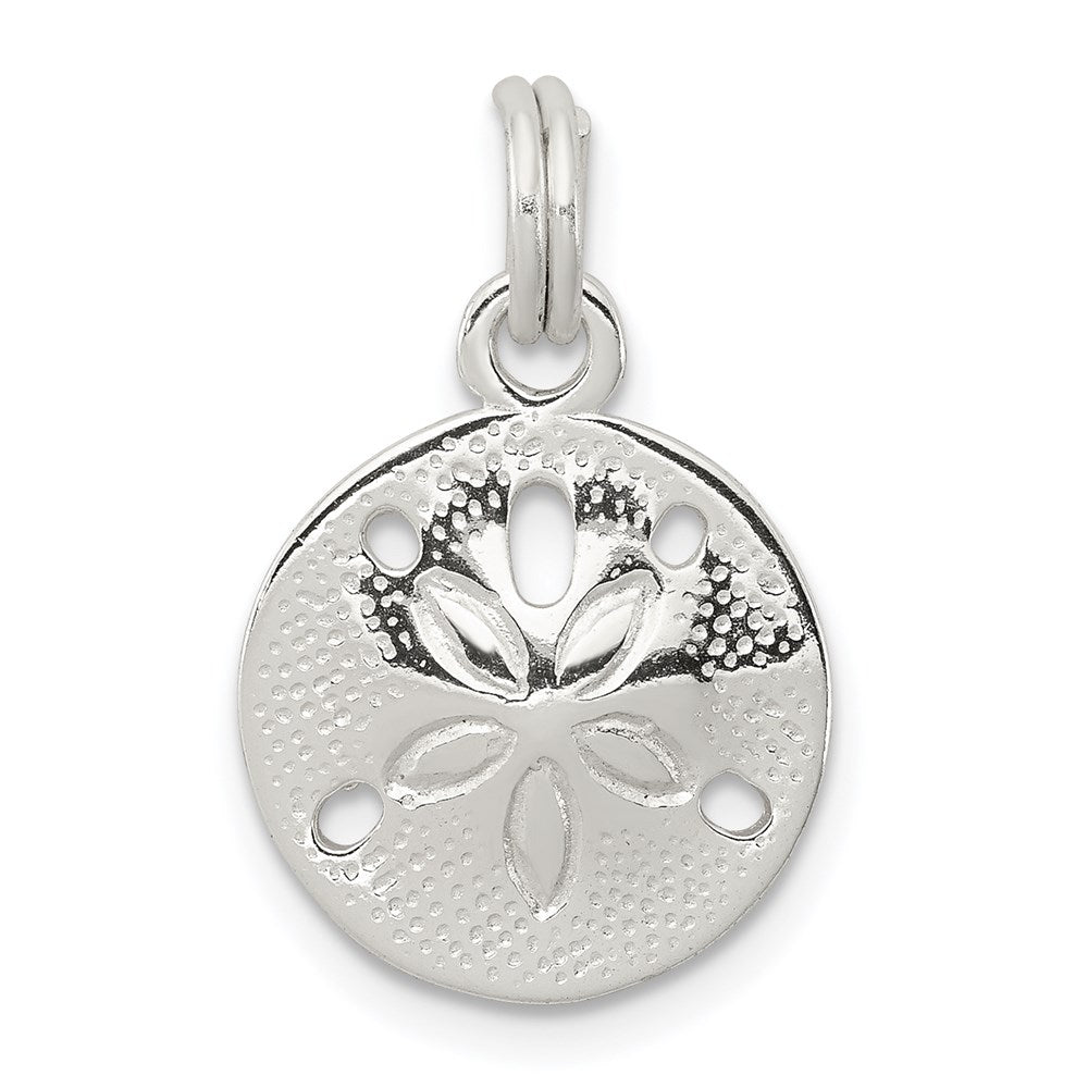 Solid;Casted;Polished;Sterling silver;Textured;Fits up to 3mm