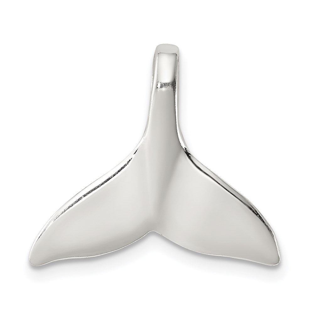 Casted;Polished;Sterling silver;Fits up to 3mm;Hidden bail