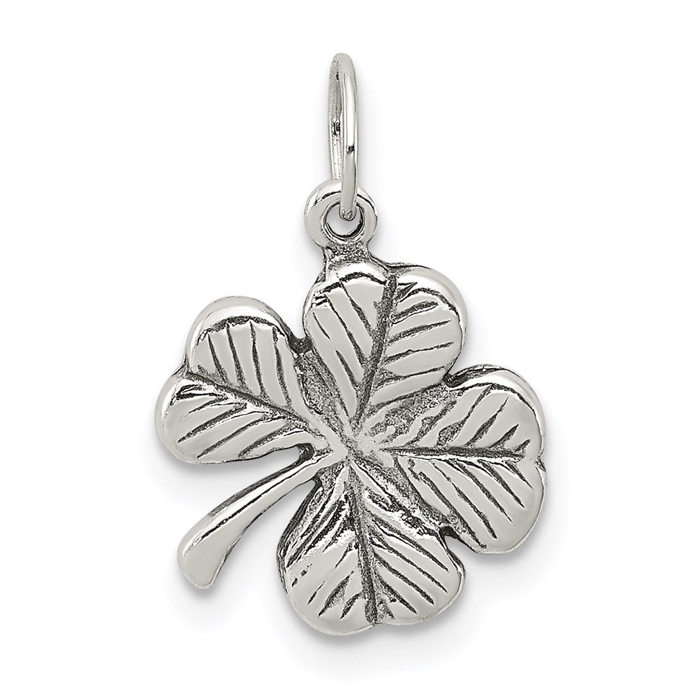 Solid;Casted;Polished;Sterling silver;Antiqued;Fits up to 3mm