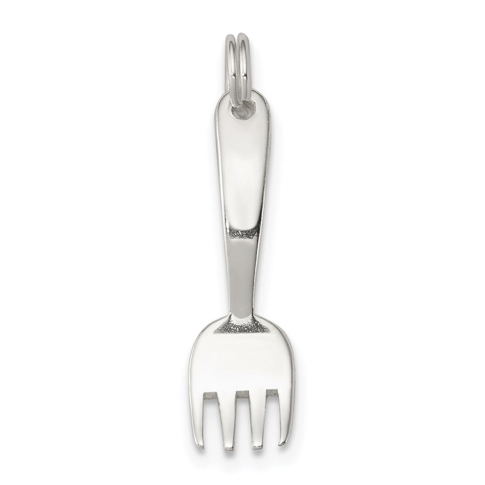 Polished;3-D;Sterling silver