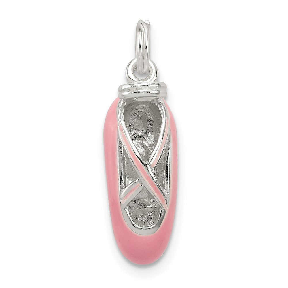 Casted;Polished;Enamel;Sterling silver