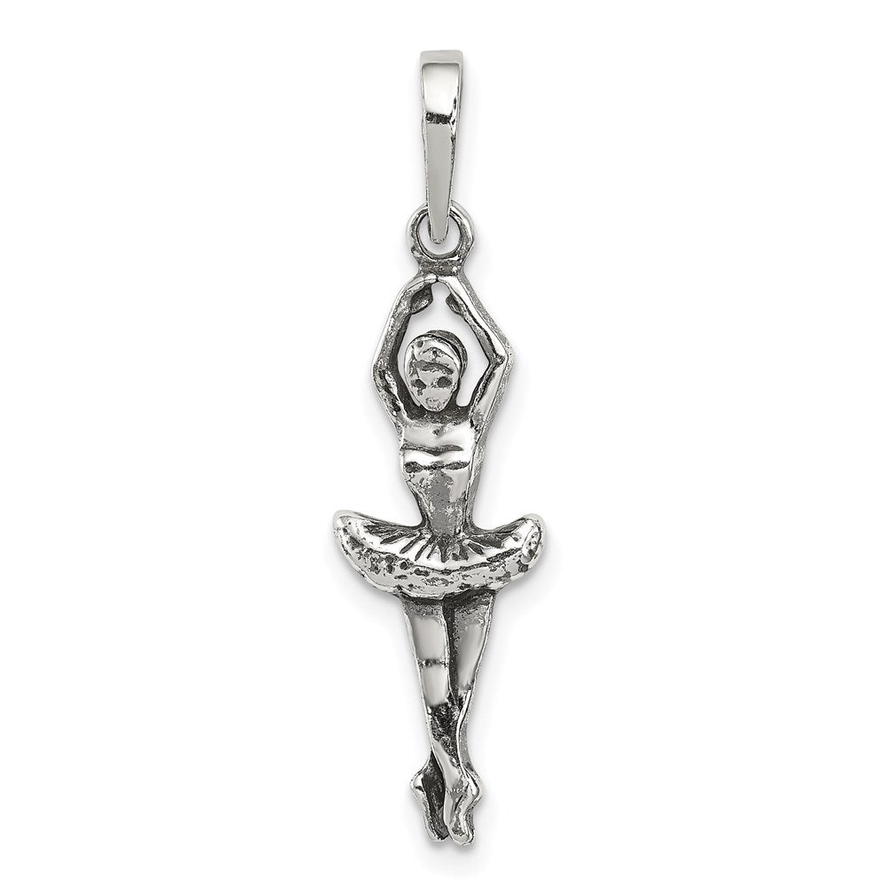 Casted;Sterling silver;Antiqued