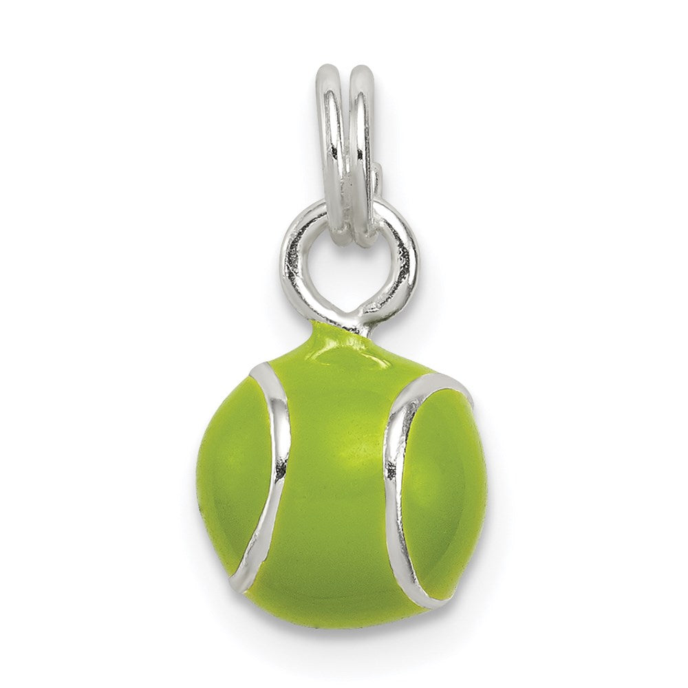 Polished;Enamel;Sterling silver