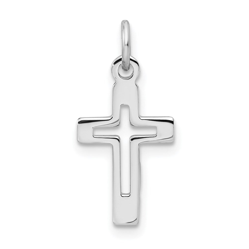 Polished;Sterling silver;Cut-out