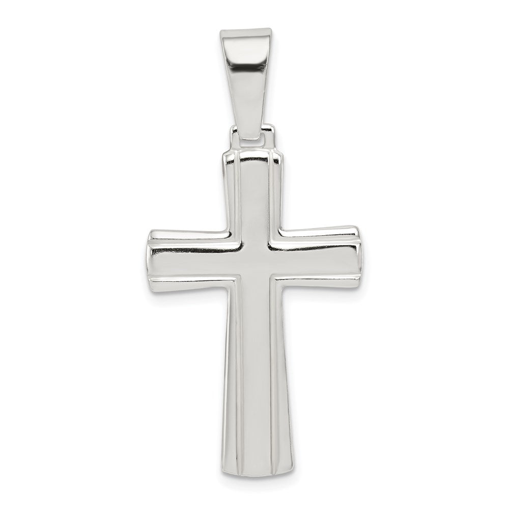 Solid;Polished;Engravable;Sterling silver