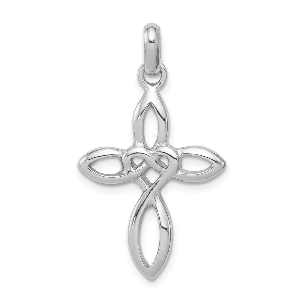 Polished;Sterling silver;Cut-out