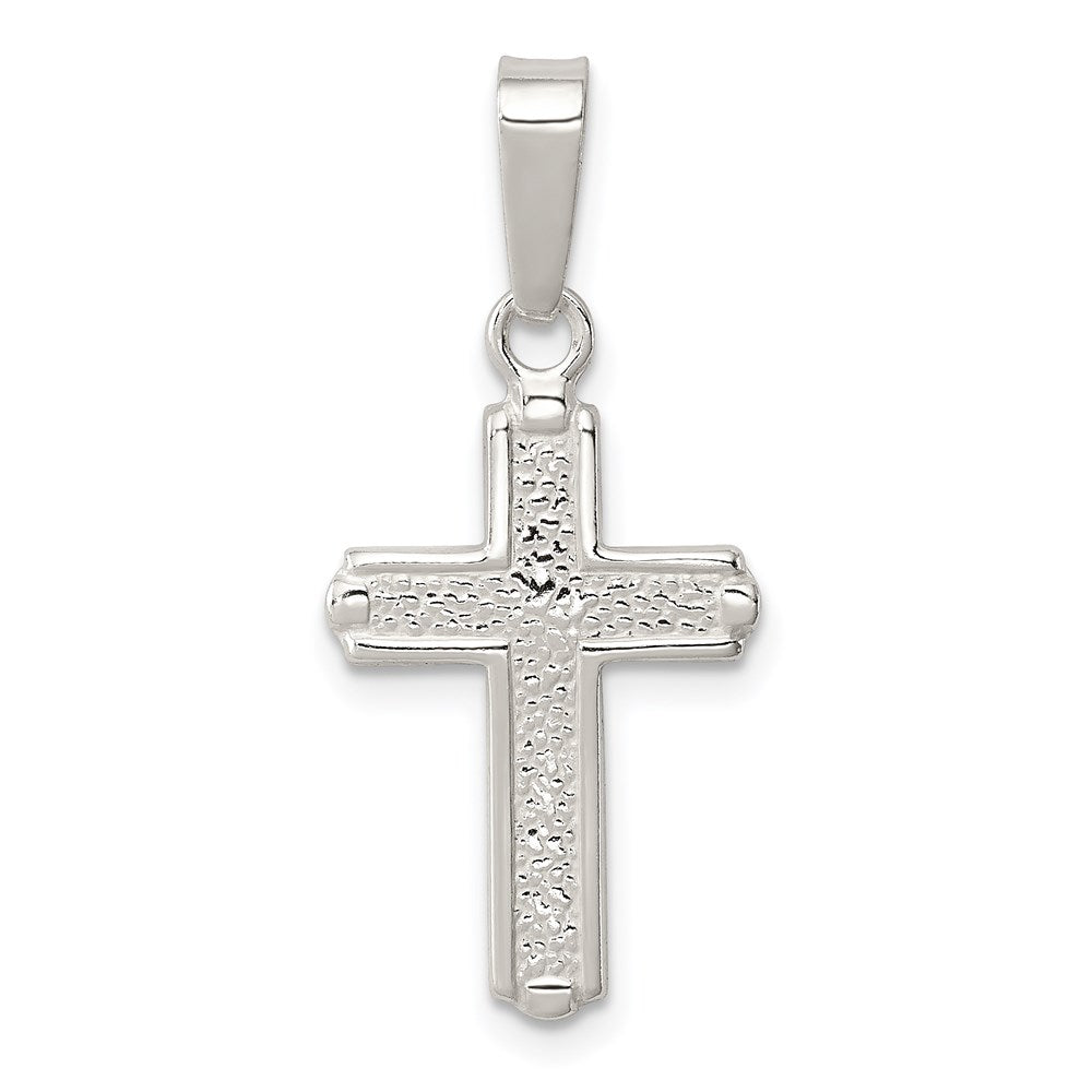 Solid;Polished;Flat back;Engravable;Sterling silver