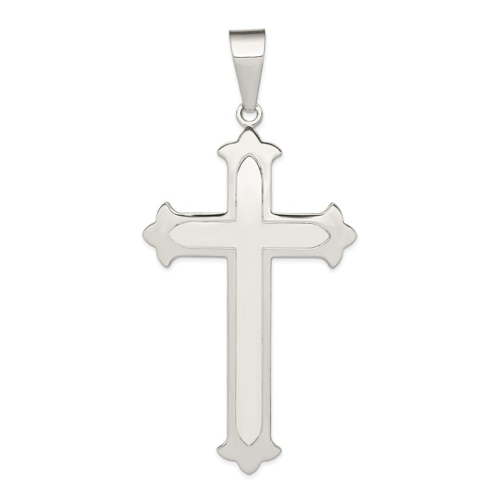 Solid;Polished;Flat back;Engravable;Sterling silver