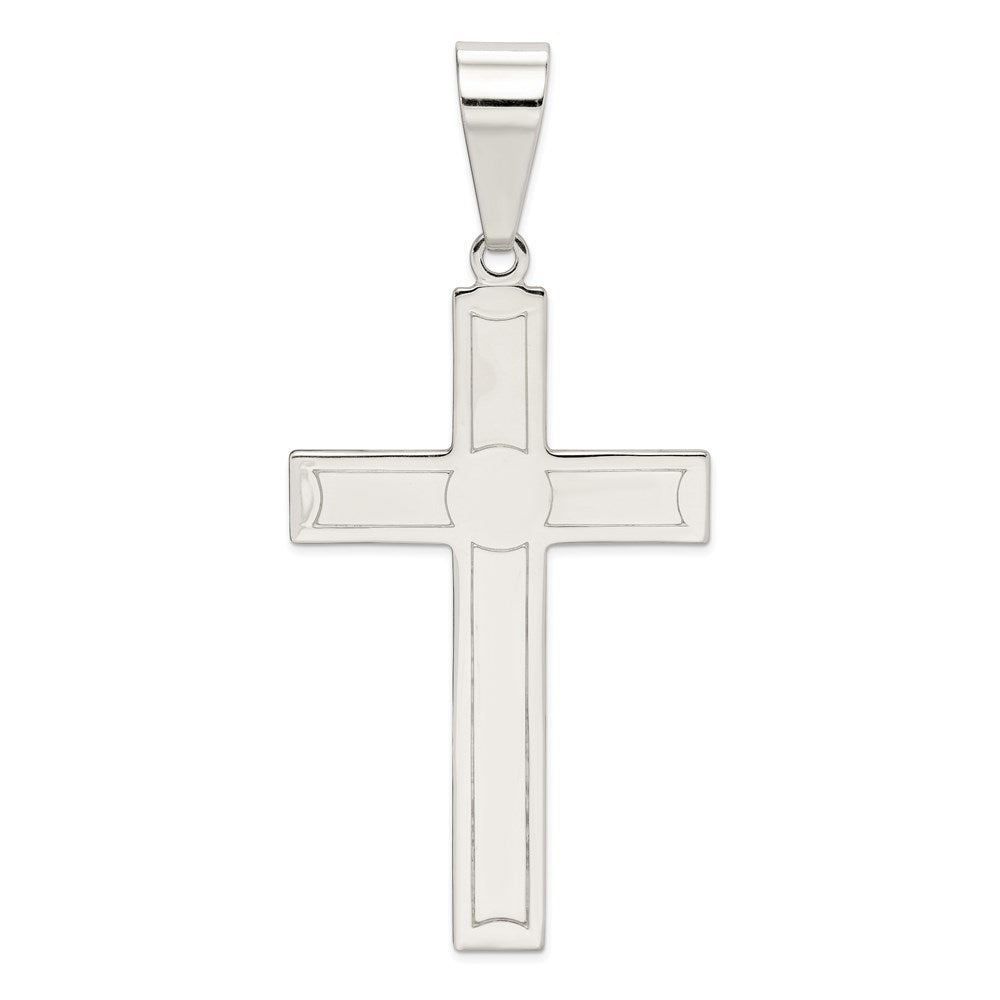Solid;Polished;Engravable;Sterling silver