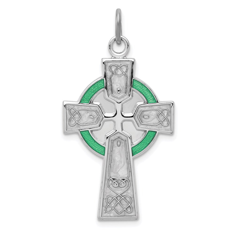 Solid;Casted;Polished;Enamel;Sterling silver