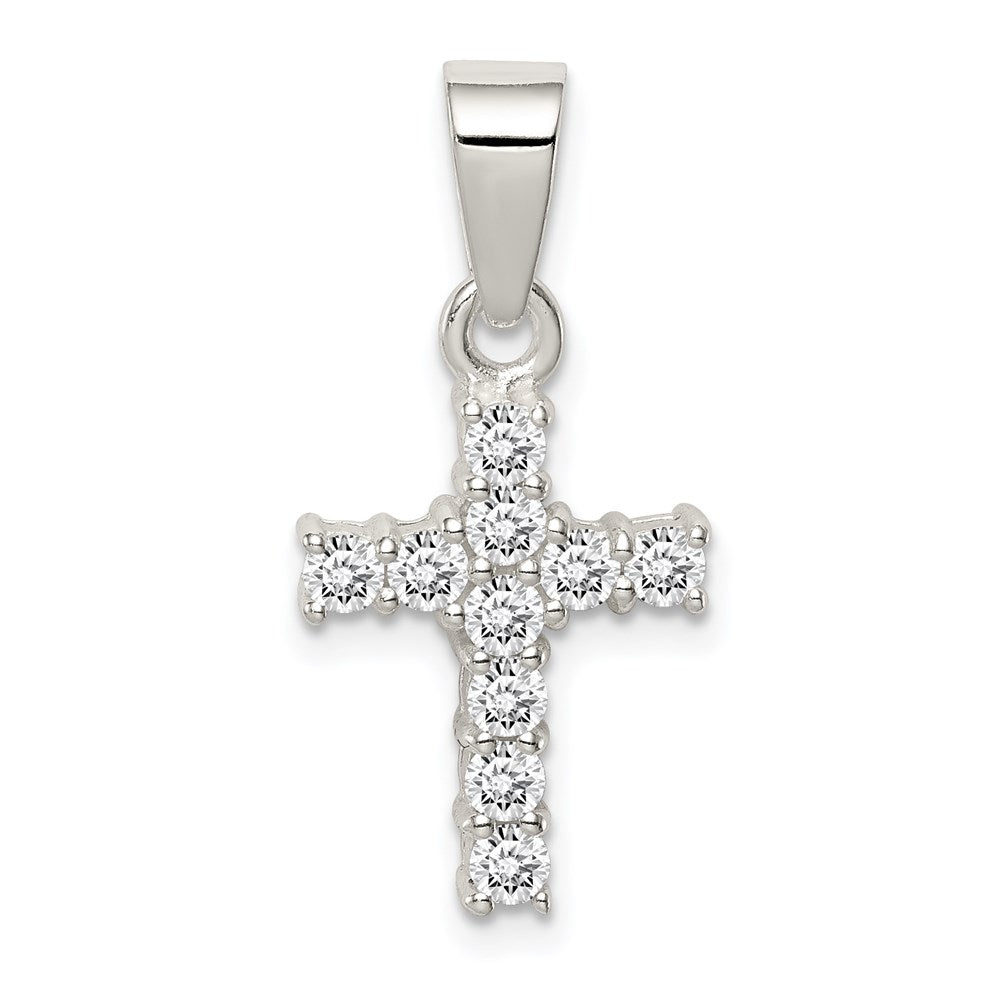 Open back;Sterling silver;CZ