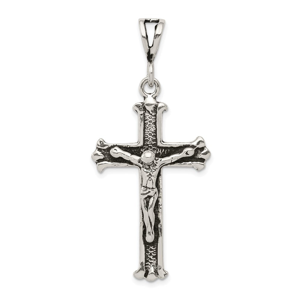 Polished;Sterling silver;Antiqued