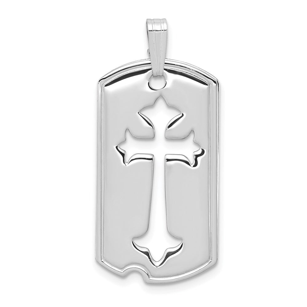Polished;Sterling silver;Cut-out