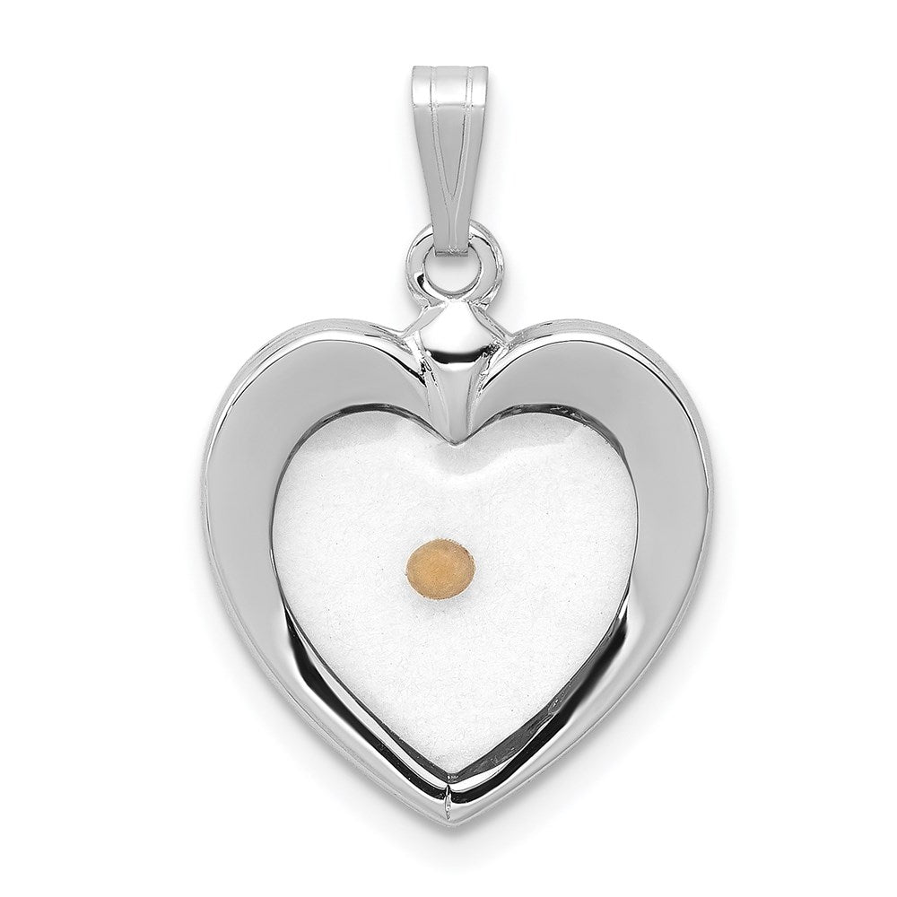 Polished;Sterling silver;Acrylic;Fits up to 2mm