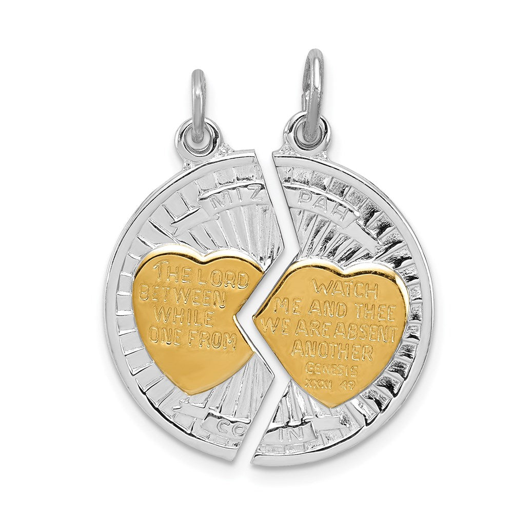 Engravable;Sterling silver;Gold-plated