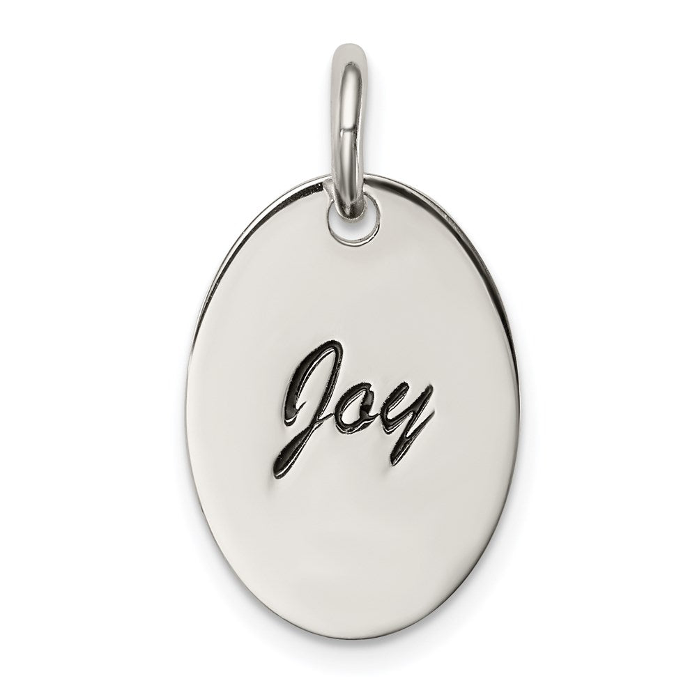 Solid;Polished;Engravable;Enamel;Sterling silver;Oval;Fits up to 3mm