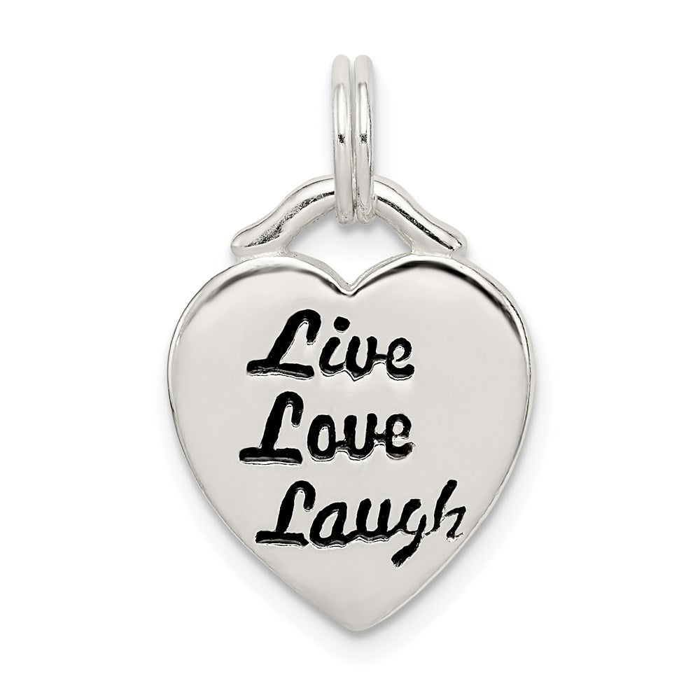 Solid;Casted;Polished;Flat back;Engravable;Polished back;Sterling silver;Heart;Antiqued;Fits up to 3mm