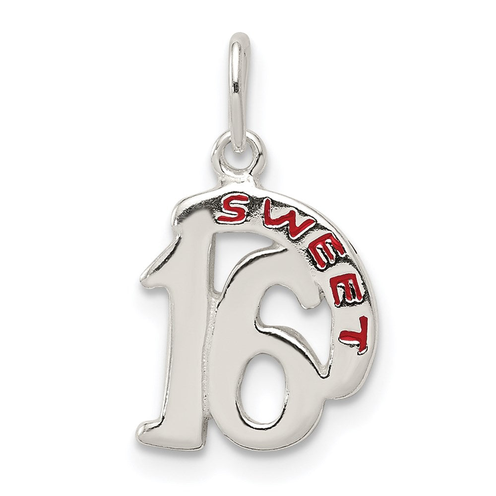 Solid;Polished;Enamel;Sterling silver