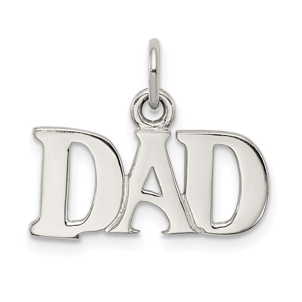 Solid;Casted;Polished;Sterling silver;Rhodium-plated;Fits up to 3mm