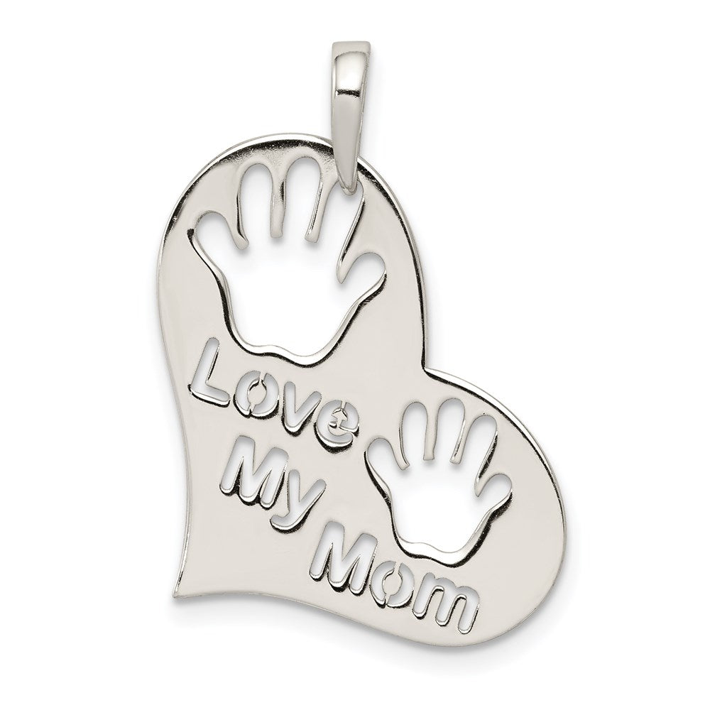 Polished;Sterling silver;Cut-out