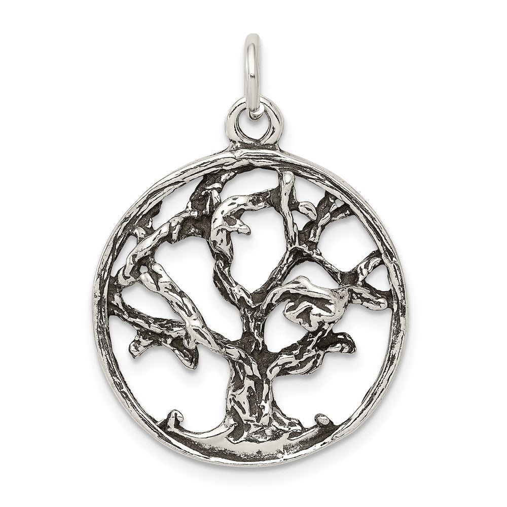 Sterling silver;Antiqued