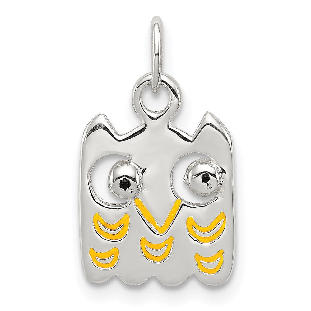 Solid;Polished;Enamel;Polished back;Sterling silver