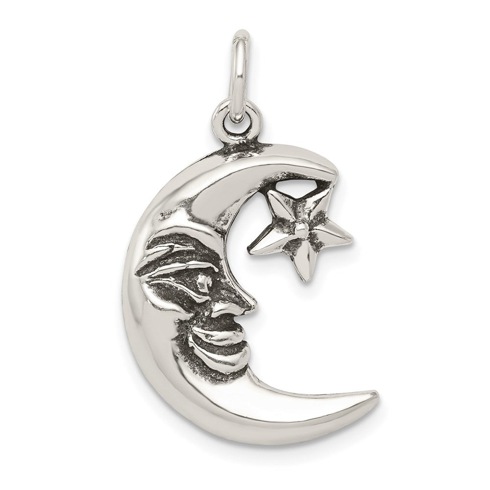 Solid;Open back;Sterling silver;Antiqued