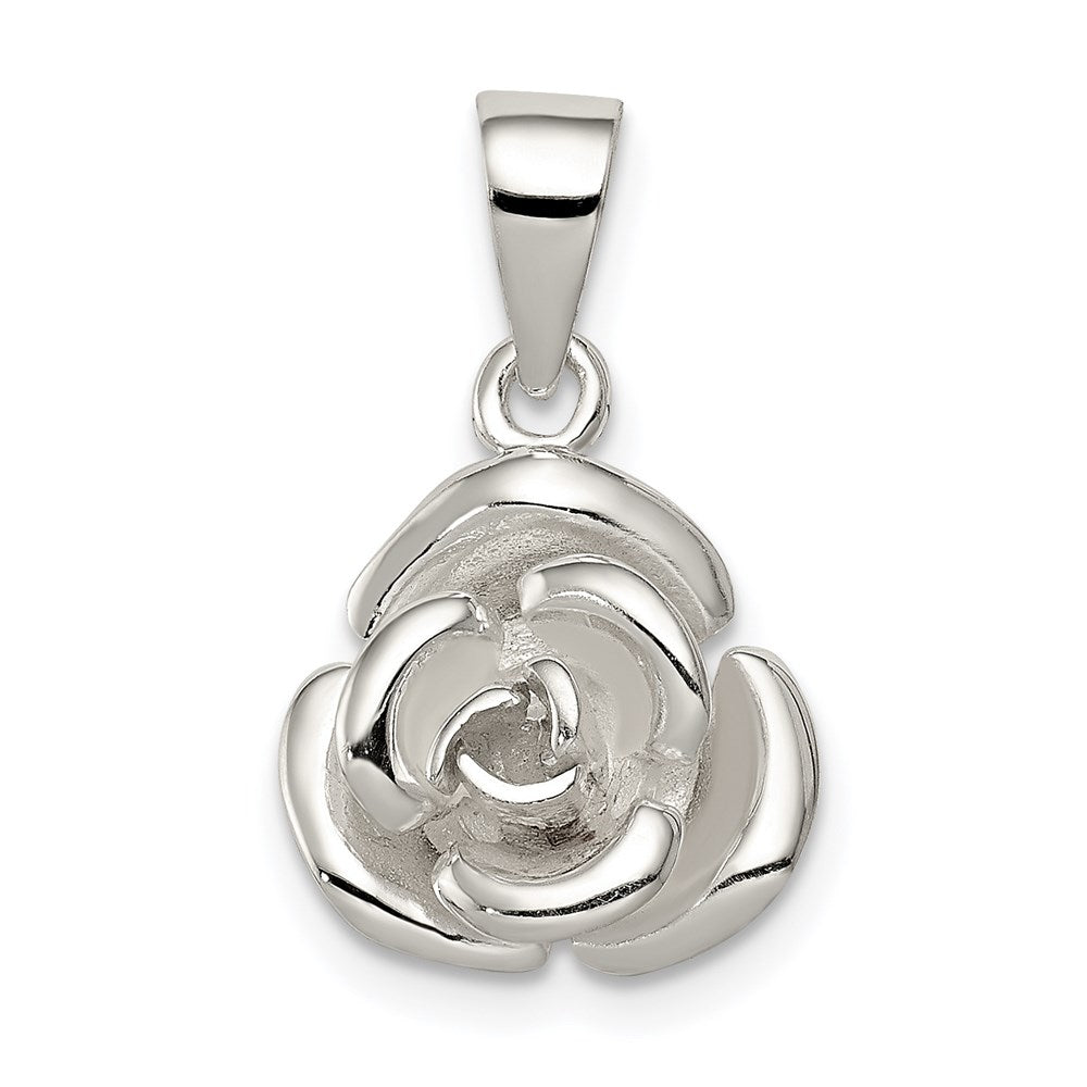 Solid;Polished;Sterling silver