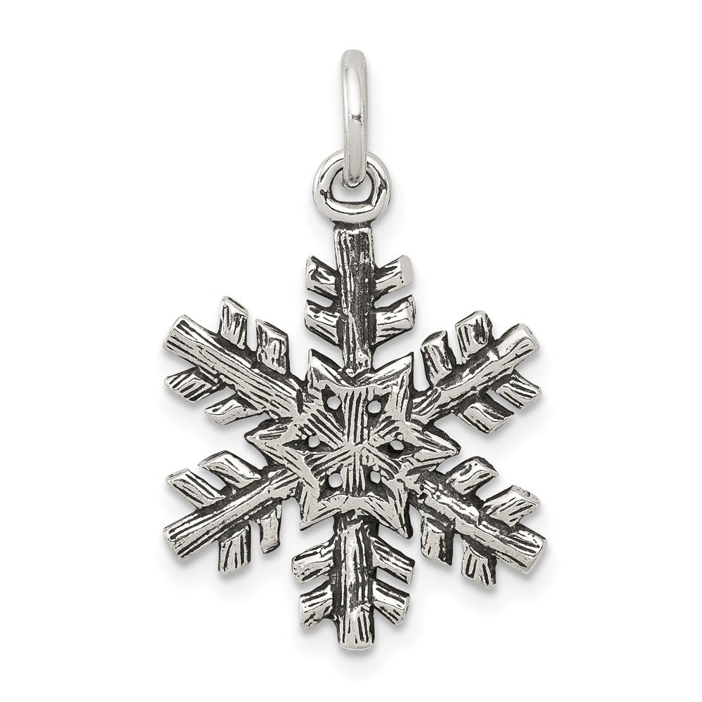Solid;Sterling silver;Antiqued