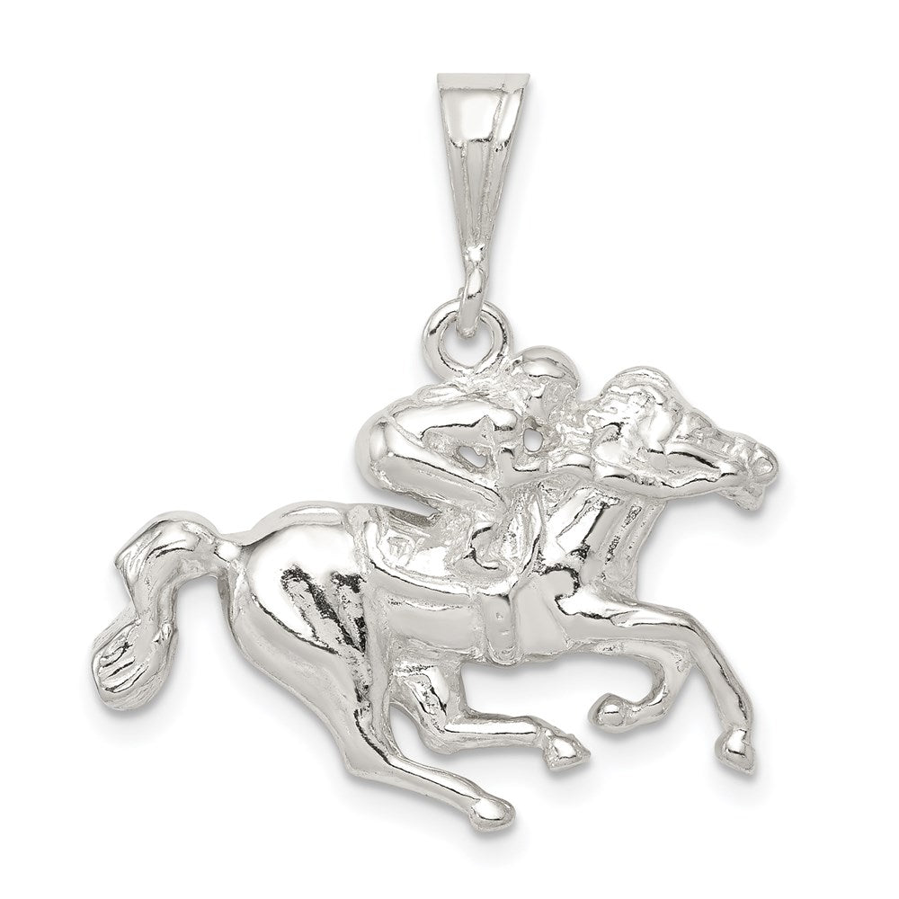 Solid;Casted;Polished;Sterling silver