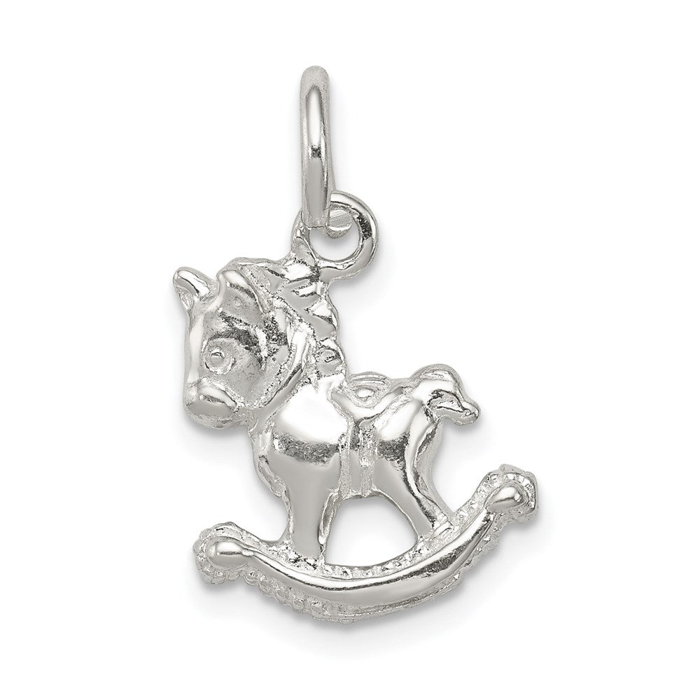 Casted;Polished;3-D;Sterling silver