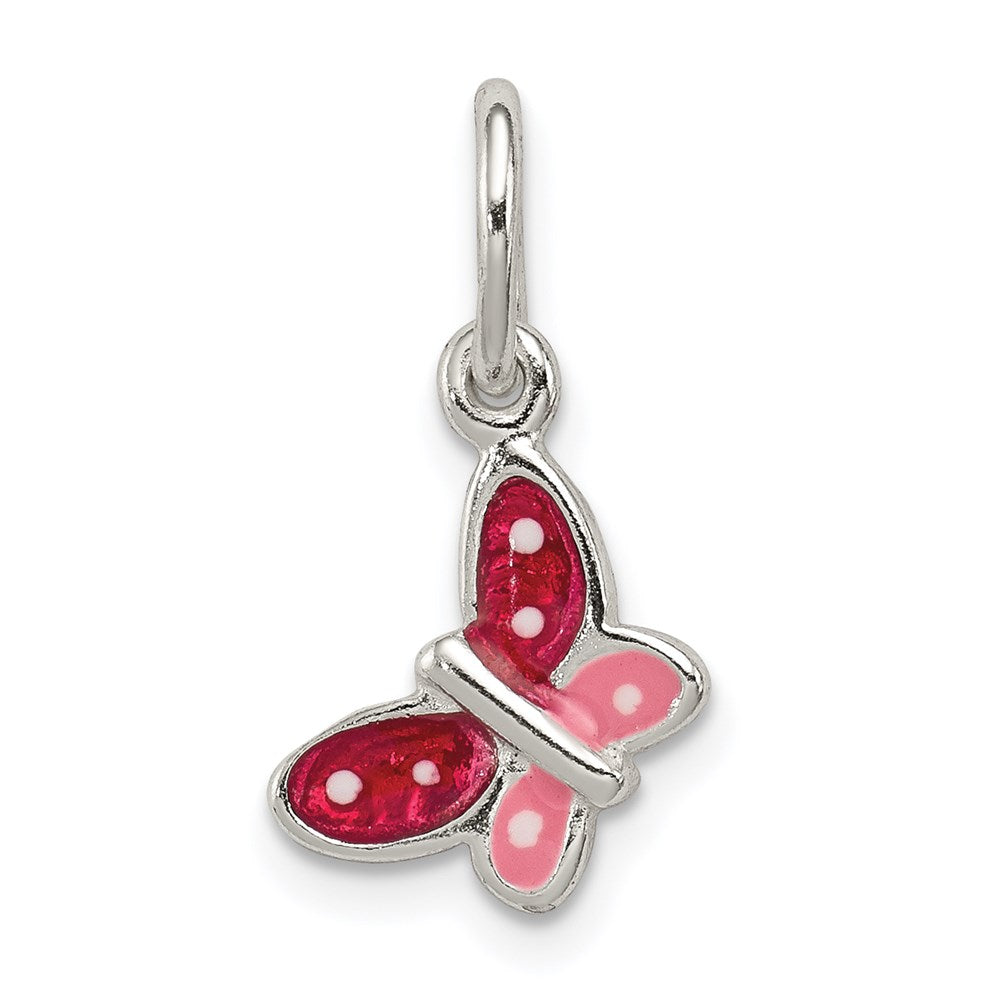 Polished;Enamel;Sterling silver;Reversible