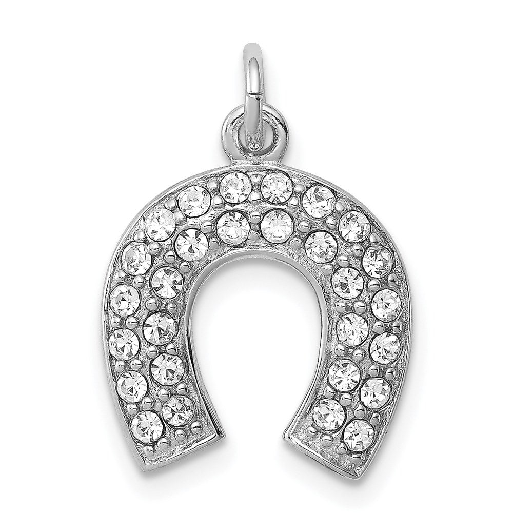 Polished;Flat back;Sterling silver;Crystal