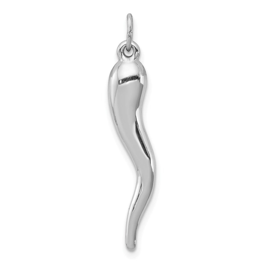 Polished;3-D;Hollow;Sterling silver