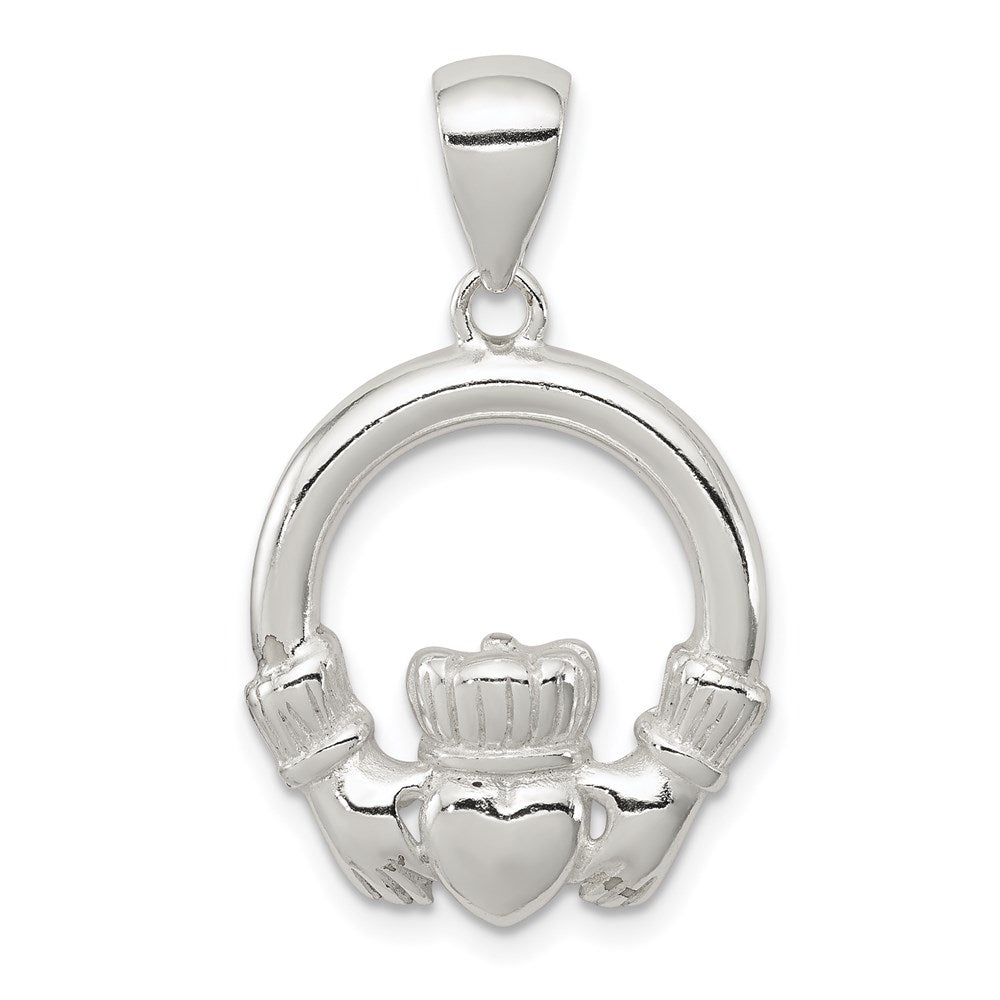 Casted;Polished;Open back;Sterling silver