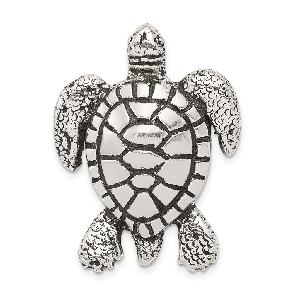 Polished;Open back;Sterling silver;Textured;Antiqued;Fits up to 6mm;Hidden bail